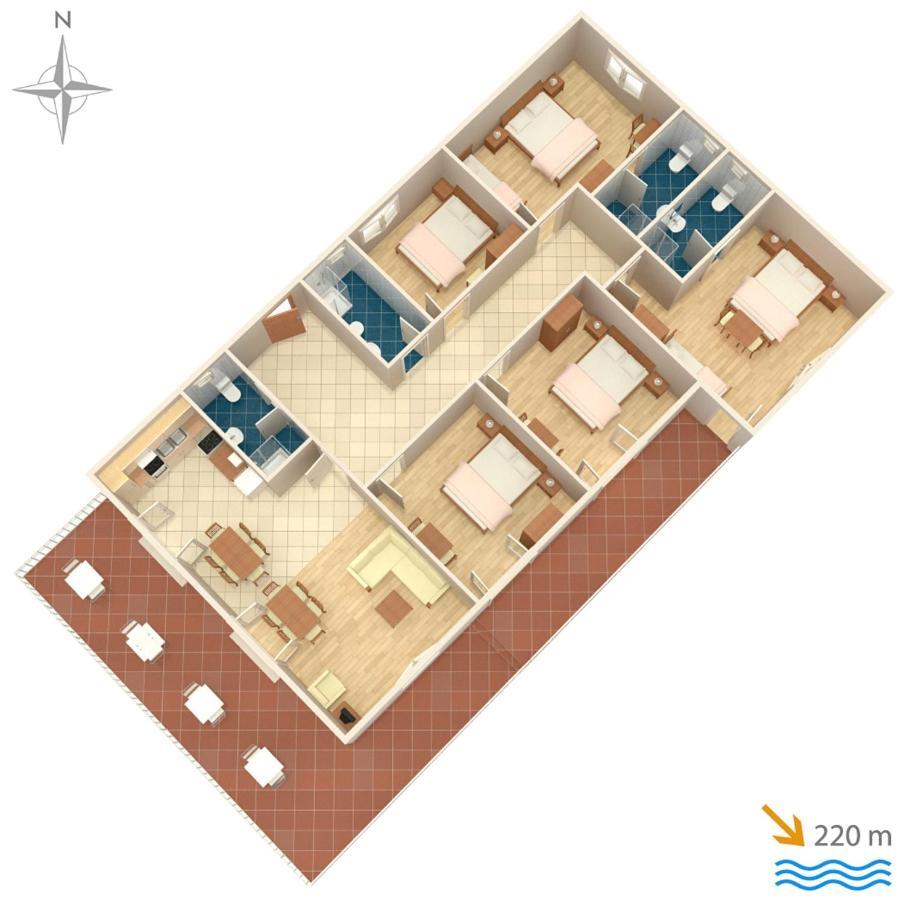 Apartments With A Parking Space Kastel Stafilic, Kastela - 5219 Kaštela Exterior foto